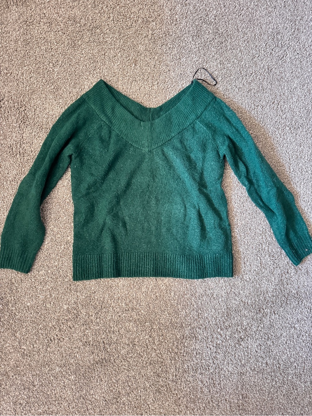H&M Emerald Green V-Neck Sweater